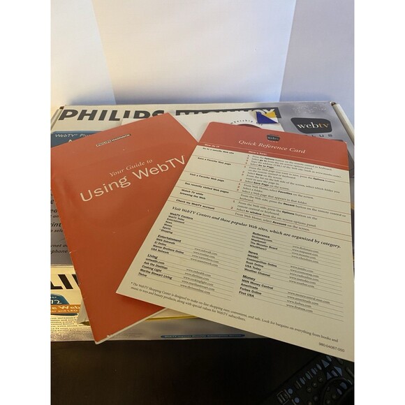 Vintage Philips Magnavox Internet WebTV Terminal MAT972 Complete w/box Untested - Picture 13 of 16